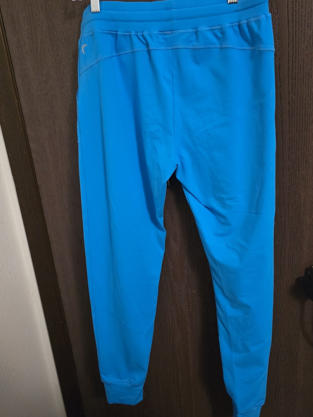 ZYIA Woman's Bright Blue Joggers with Drawstring - Picture 4 of 5